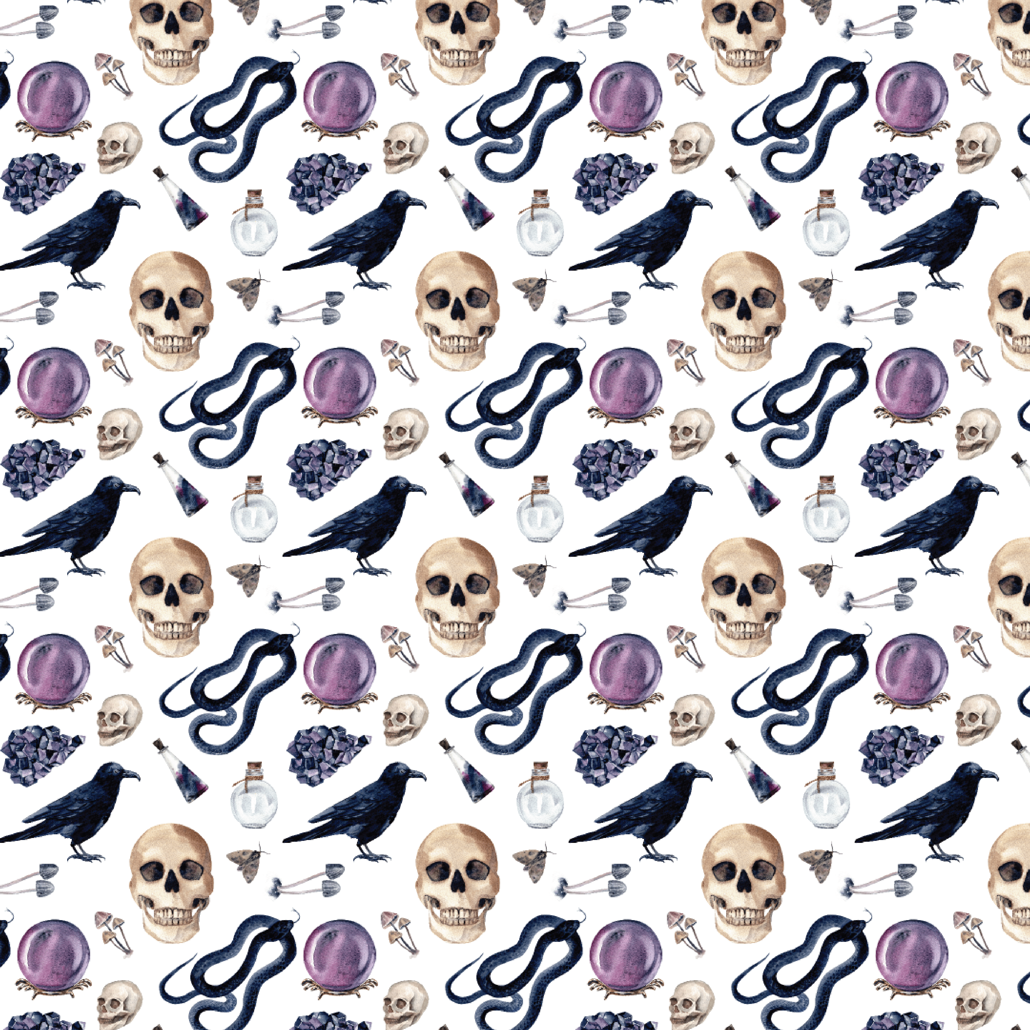 Gothic Halloween Pattern Acrylic Sheet - CMB Pattern Acrylic